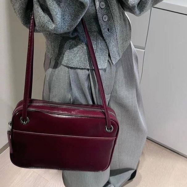 Borsa a tracolla grande Boston Women 2025, nuova borsa a tracolla autunno e inverno_voghion.com