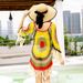 Hand-Crocheted Bikini Cover-Up Beach Tunic With Tassels Sexy Hollow Summer Air Conditioning Dress_voghion.com