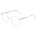 Ultra Light Metal Eyeglass Frame, Non-magnetic Irregular Shaped Myopia Glasses, Student Bare Face Female Glasses TR1604_voghion.com