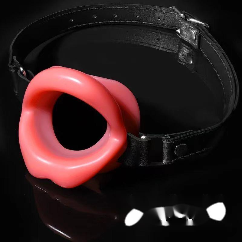 SM Erotik Deep Throat Training Plug Zwangsmundknebel Silikon Weibliche Erwachsene Flirt Alternative Spielzeug Set_voghion.com