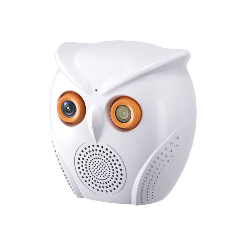 ICSEE kamera za praćenje velike rogate sove, slika u punoj boji, Bluetooth zvučni monitor, WiFi, noćni vid visoke razlučivosti_voghion.com