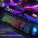 Wired Set USB Illuminated Mechanical Feel For Laptop Desktop Keyboard Mouse Gaming Office Universal_voghion.com