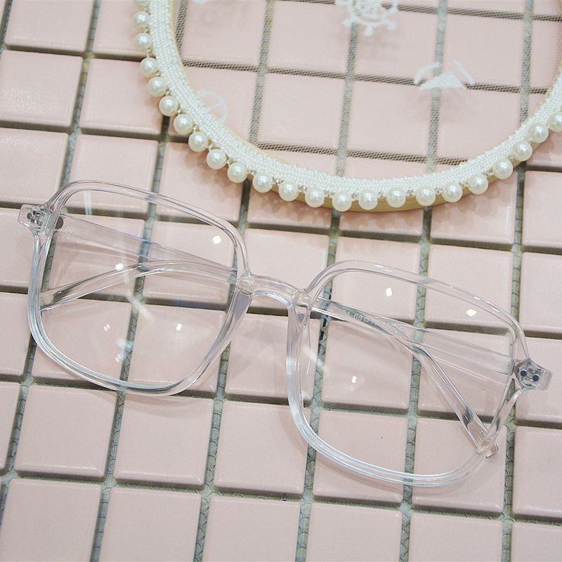 Neue große Box minimalistische flache Linse Ins Internet berühmte Brille_voghion.com