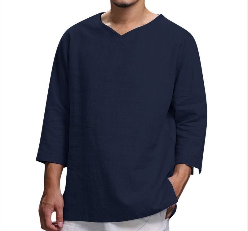 Camicia oversize casual da uomo in tinta unita ampia del 2023 da uomo_voghion.com