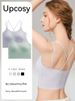 Koszulka damska Beauty Back Camisole z wkładką na klatkę piersiową, wewnętrzna, zewnętrzna, tuba, jedwabna bielizna sportowa, letnia, cienka, dopasowana góra_voghion.com