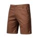 boy Cross-Border Summer New Cotton Casual Shorts European And American Straight Slim Five-Point Pants Plus Size Solid Color_voghion.com