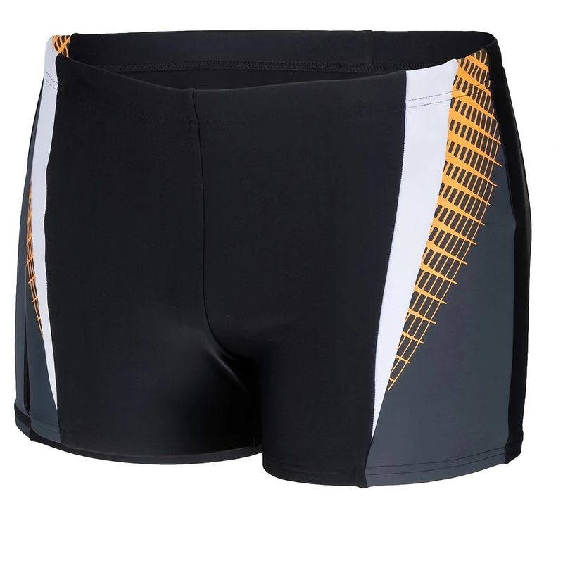 2024 Men's Clothing foreign trade new style mesh printed flat-angle anti-exposure and anti-embarrassment men's swimming beach pants in stock_voghion.com