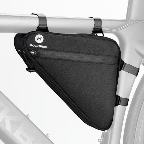ROCKBROS Borsa Telaio Borsa Attrezzi Borsa Triangolare Bicicletta Ciclismo 1.5L Nuovo_voghion.com