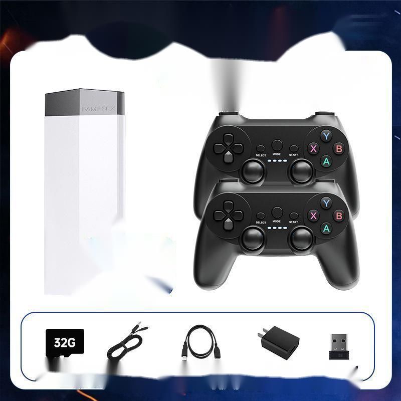 New Family Console Connect To TV HD Large Game PS Retro Classic Arcade Black And White Machine_voghion.com