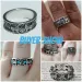 Huitan Viking Nordic Mythical Giant Werewolf Ring Defense Totem Wolf Fashion Hip Hop Rock Neutral Finger Punk Gift_voghion.com