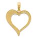 14k Open Heart Pendant_voghion.com