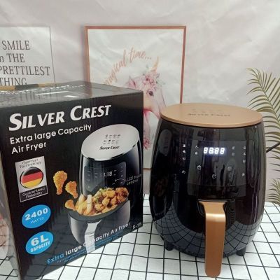 SierCrest Air Fryer - English Version With Touch Control, Eurplug, Available In Small And Large Capacities_voghion.com
