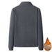 Men's Cardigan Stand-up Neck Sweater Autumn And Winter New Lamb Fleece Fleece Jacket_voghion.com