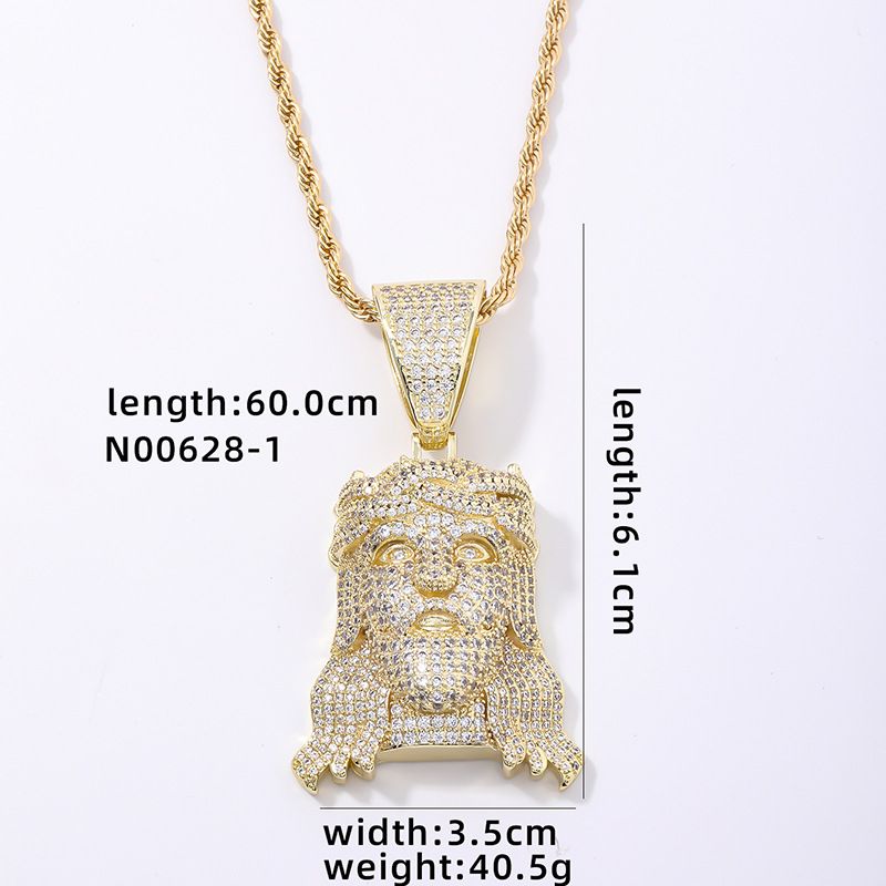 Hip hop Avatar anhänger retro charakter cartoon avatar männer halskette_voghion.com