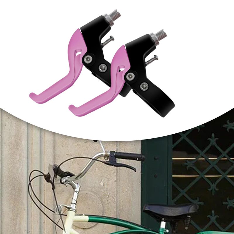 Pink for 12-20 inch Children's Handle Kids Bike Brake Lever Spare Parts Bicycle Accessories_voghion.com