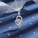 Collana in argento sterling S925 ti amo per sempre ciondolo moissanite abito da sposa femminile regalo di festa_voghion.com