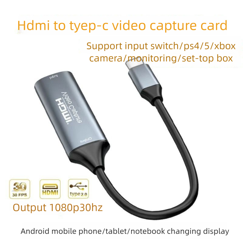 HDMI To Type-C/USB 3.0 MS2130 Game Live Streaming Camera Recording 4K HD Capture Card_voghion.com