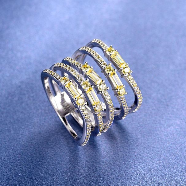 Women's Jewelry Unique Geometric Stackable Zircon Ring Set Hypoallergenic & Tarnish-Free Do Not Fade Small Batches Of Wrapped Zircon Rings_voghion.com
