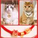 Name Neckband Kitten Red Blue Rope Anti-Lost Tag Flea Cat Collar Pet Supplies_voghion.com