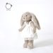 Style White Gauze Skirt Dress Rabbit Plush Toy Girl Sleeping Comfort Doll Birthday Gift Souvenir Doll_voghion.com