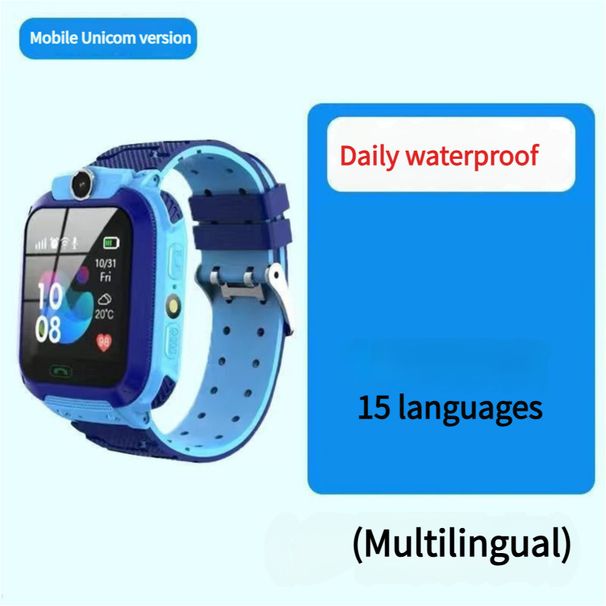 Børneure Vandtæt Børnetelefonur Børnepositionerings Smartur 5 Generationer 6 Flersproget_voghion.com