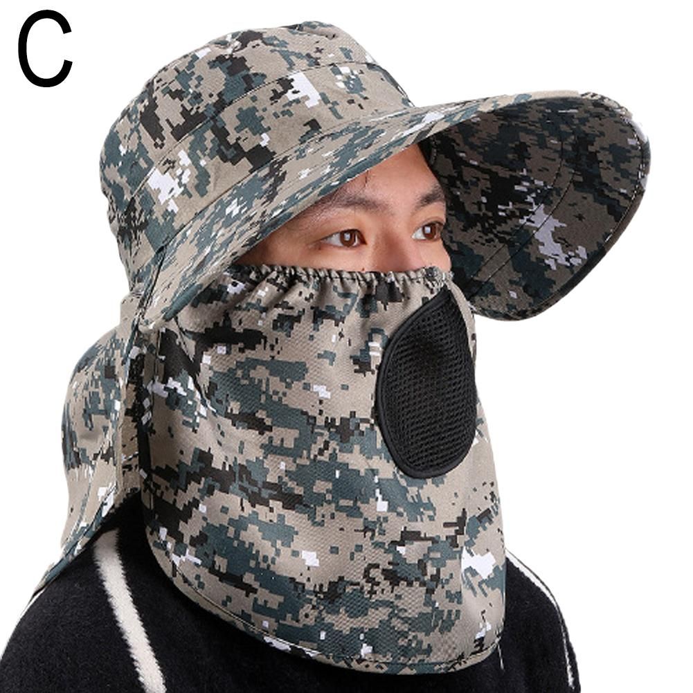 Horký výprodej Letní Pánská ochrana a stříkající voda Dámské sluneční stínění Anti UV záření Rybářské klobouky Šál Venkovní čepice Unisex_voghion.com