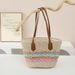 Women's Handheld Basket Straw Beach 2025 Spring New Large Capacity Tote Travel Casual Bag_voghion.com