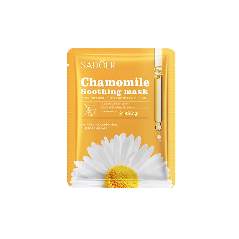 All English SADOER Chamomile Soothing&Moisturizing Moisturizing&Moisturizing Facial Mask_voghion.com