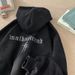 Heavy Suede Letter Embroidered Sweatshirt Men's Autumn And Winter Loose Casual Hooded Pullover Jacket_voghion.com