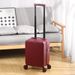16 Inch Carry-On Luggage With USB Port & TSA Lock, Lightweight ABS+PC Mini Suitcase For Air Travel, Animal Print Design, Spinner Wheels_voghion.com