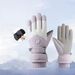 Men's And Women's Ski Windproof Fleece-Lined Warm Water-Resistant Touchscreen Outdoor Cycling Gloves_voghion.com