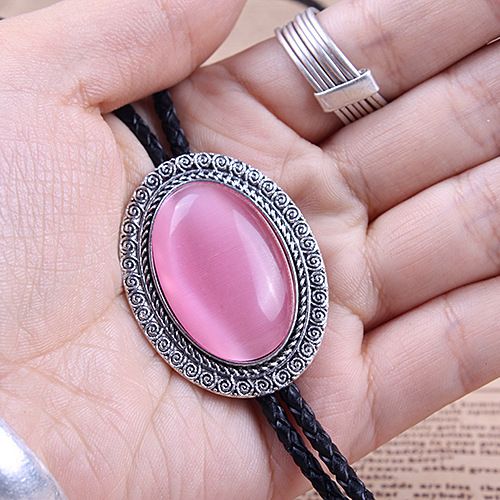 New Style Jade Shirt Chain Bolo Neck Rope Necklace Tie_voghion.com