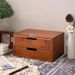 Desktop Drawer Style Small Storage Cabinet, Wooden Cosmetics And Miscellaneous Items Box_voghion.com