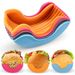 Silicone hamburger clip hand-free contact anti-fall hamburger holder sandwich tray washable telescopic clip_voghion.com