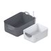 Semi-Enclosed Simple Open Litter Box Thickened Elevated Large Space Anti-Splash Easy-to-Clean Cat Toilet_voghion.com