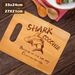 Charcuterie Board Wooden Engraved Smooth Cutting Board Portable Easy To Clean Funny Shark Coochie Board Meat and Cheese Board_voghion.com