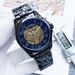 Orologio meccanico automatico trasparente Laojia Daily Hollow_voghion.com