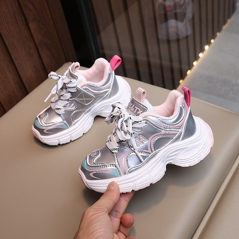 Mother & Kids Girls' Sports Shoes Popular Soft Sole Casual Breathable Children's Shoes_voghion.com