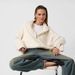 Women's Chunky Knit Zip-Up Cardigan - Oversized Fall Sweater With Half Neck & Drop Shoulder Sleeves (Champagne, Navy, Charcoal)_voghion.com