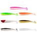 New Freshwater Jigging T-Tail Fish Lure Soft Worm Lead Head Hook Micro Casting Bass Fak Bait_voghion.com