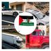 SportLife Palestine Flag Fade Resistant Simple Installation Fine Workmanship with Pole Palestinian National Car Window Flag_voghion.com