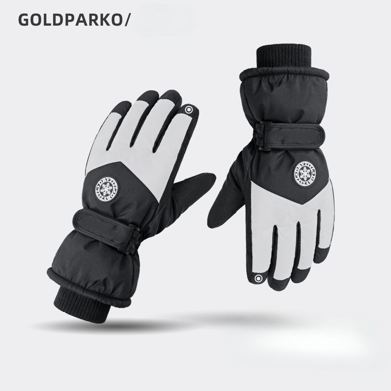 Guanti da uomo in cotone, caldi antivento da equitazione, antifreddo per moto, versione autunnale e invernale ispessita, antigelo_voghion.com