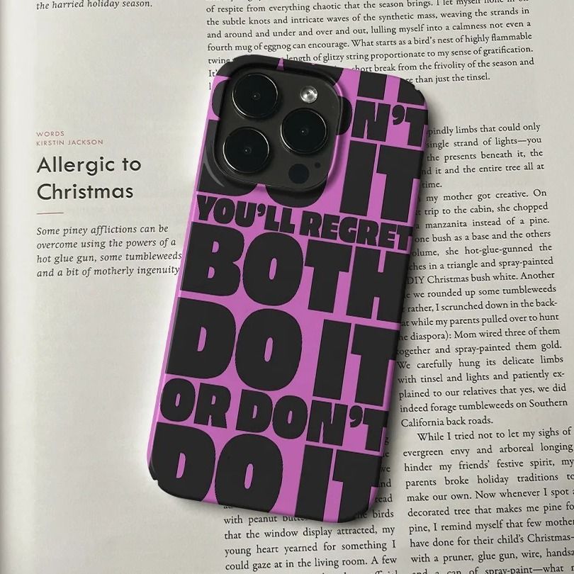 【Υλικά υψηλής ποιότητας】Μοντέρνα αγγλική 16promax εξατομικευμένη θήκη τηλεφώνου 15 ιντσών με φιλμ για iPhone 14 ιντσών Wind 13, μαλακή και σκληρή_voghion.com