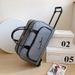 Large Capacity Pull Rod Bag Short Boarding Bag Men's And Women's Travel Folding Storage Bag With Wheel Pull Rod Soft Bag Portable_voghion.com