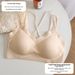 Wireless underwear women's seamless back soft support push-up with chest pad breathable breast-collecting anti-sagging bra_voghion.com