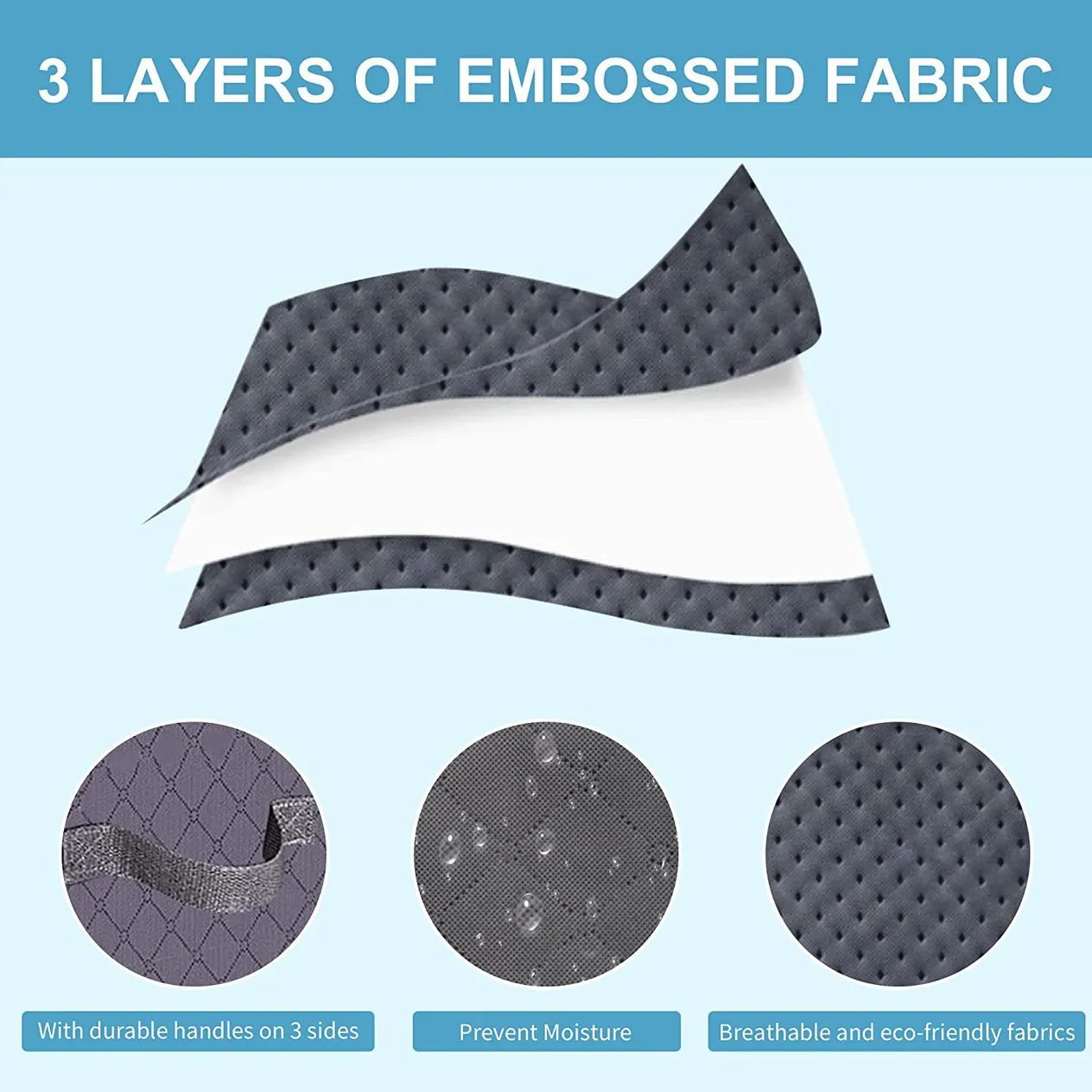 Boîte de rangement sous le lit, boîte de rangement transparente pour vêtements, sac de rangement pliable pour couette domestique_voghion.com