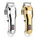 Tagliacapelli professionale in metallo con display LCD per batteria e lunghezza lama a T con sovrapposizione zero_voghion.com