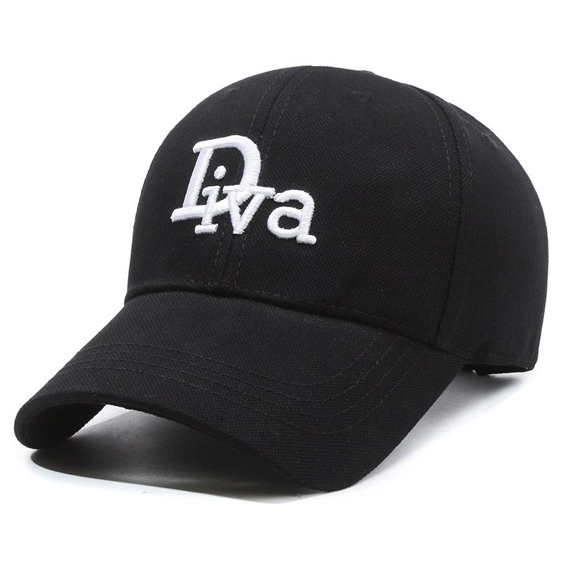 American Style Duckbill Letter Hard Unisex New Deep Top Casual Wide Brim Large Head Circumference Baseball Cap_voghion.com