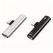 2-in-1-DAC, verbesserter Sound, USB-C auf 3,5 mm Audio- und Ladeadapter für iPhone 15/16, Xiaomi 14/13, Google PIXEL und mehr – Schwarz/Silber_voghion.com