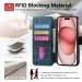 2 In 1 Magnetic Card Holder Wallet Flip Cover For Iphone 16E 16 15 14 13 12 11 Pro Max Case Wireless Charging_voghion.com
